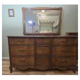 9 drawer dixie brand dresser with mirror
