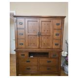 2 piece TV Armoire contents not included