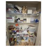 Huge estate closet lot of arts and crafts and