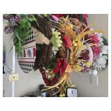 Lot of various occasions wreaths door hangers