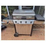 Used Char-Broil gas grill w grilling utensils