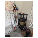 Large estate lot of hand tools , shelf , and more