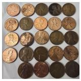 Lot of various date pennies