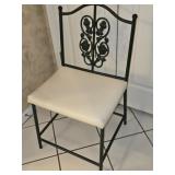 Green Metal Vanity Chair