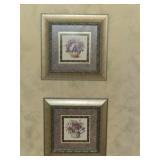 Pair of Framed Floral Prints