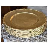 Set of 12 Heavy Charger Plates