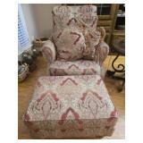 Fairfield Upholstered chair with pillows &