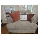 Kincaid over sized upholstered chair with pillows