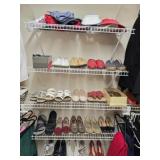Closet Lot of Ladies Shoes Hats & More Sz 8 Shoe