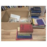 Estate lot of vintage books and more