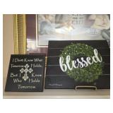 Lot of wall decor one by Mary B Harmann