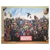 30' by 40' Marvel superhero canvas print