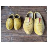 Traditional hand painted Dutch wooden clogs