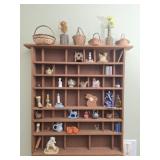 Wood trinket holders with trinkets
