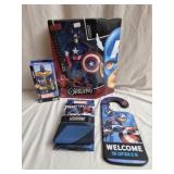 Marvel collection of 4 Captain America items
