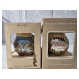Lot of 2 collectable Christmas Ornaments