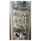 Estate lot of painting supplies and more