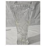 vintage pressed glass vase