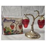 Strawberry salt & pepper set from the 60's