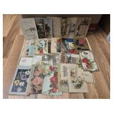 Estate lot of vintage post cards