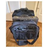 Estate lot of briefcase carry bags & more