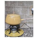 Vintage Metal Fondue Set