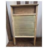 Vintage brass washboard