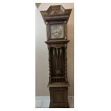 Vtg grandfather clock German Kieninger style