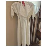 Cotton dress Victorian style heirloom clothing