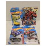 Lot of 4 Hotwheels collectible cars