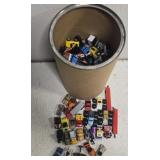 Tube full of 1988 Funrise small cars
