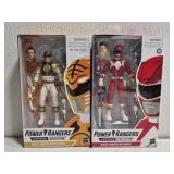 2 Power Rangers Lightning Collection figurines