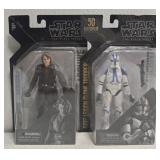 Lot of 2 Star Wars Black series figurines