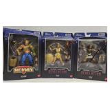 3 Masters of the universe figurine