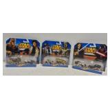 Star Wars Hot Wheels collection of 3