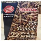 Federal .22 cal ammo not sure how many in the box