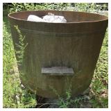 Large Metal Burn Barrel