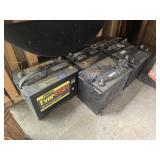 Lot of 5 car batteries