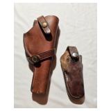Lot of Leather Bianci & Brauer Gun Pistol Holsters