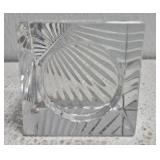 Waterford Crystal Meridian cube clock