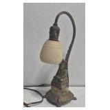 Antique table lamp bass marble bottom