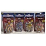 4 Masters of the universe figurines