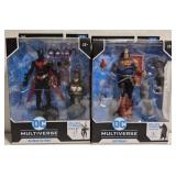DC Multiverse Batman & Superman collectibles