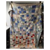 82" by 52" handmade quilt