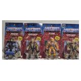 4 Masters of the universe figurines