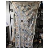 74" by 38" small handmade quilt