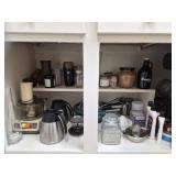 Cabinet lot of kitchen utensils strangers & more
