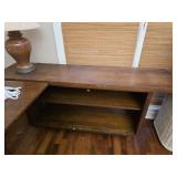 Gorgeous wood hallway table