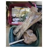 Large garage lot of rope light and more