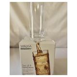 Mikasa set of 4 highball glasses